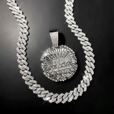 Last Supper Moissanite Pendant Necklace