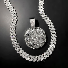 Last Supper Moissanite Pendant Necklace