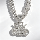 CEO Alphabet Palace Pendant Cuban Necklace