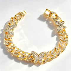Butterfly tennis bracelet