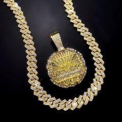 Last Supper Moissanite Pendant Necklace