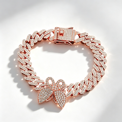 Butterfly Cuba Full Diamond Bracelet