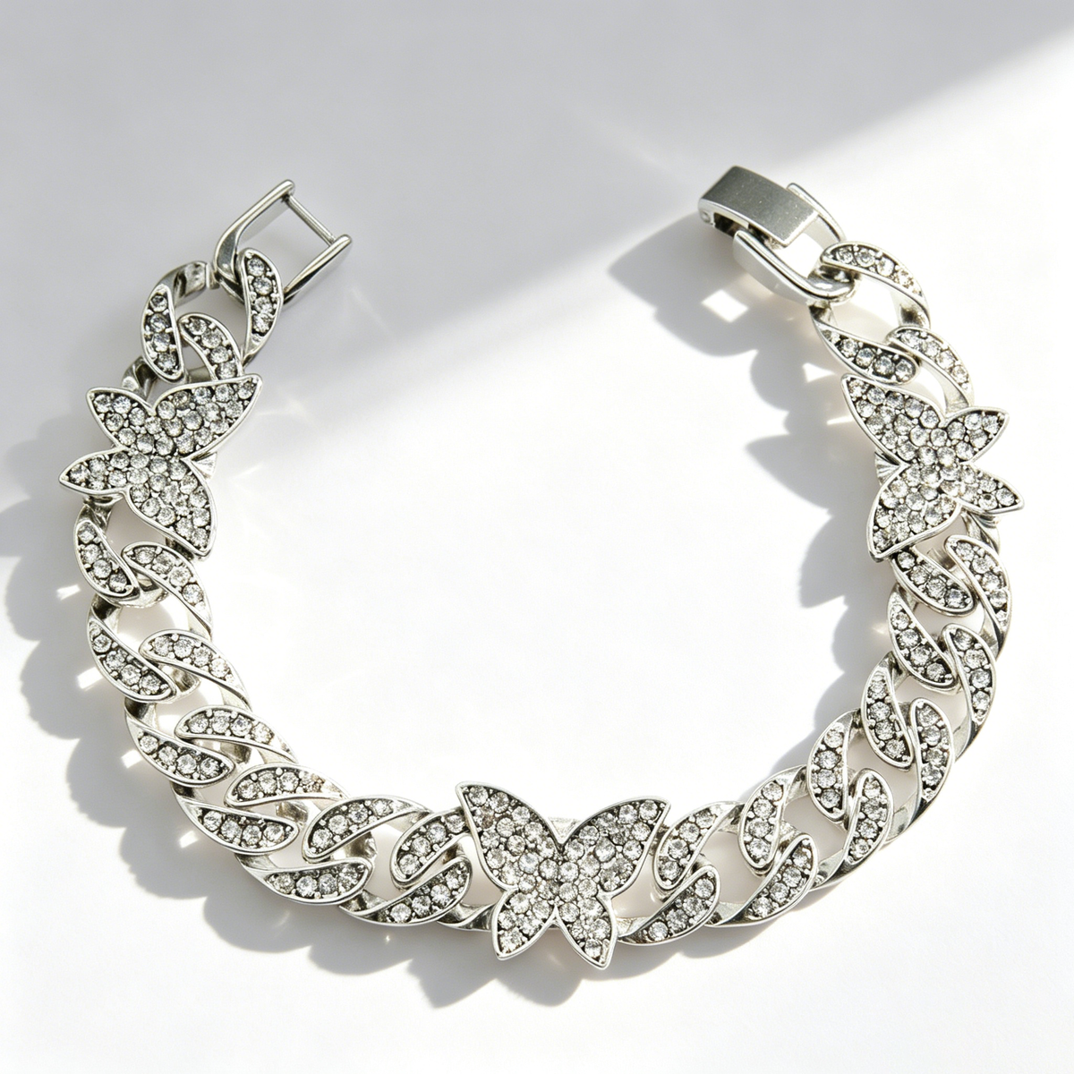 Butterfly tennis bracelet