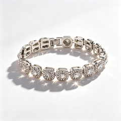 Sugar Cube Diamond Bracelet