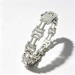 Butterfly studded bracelet