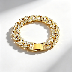 Couple's full diamond bracelet