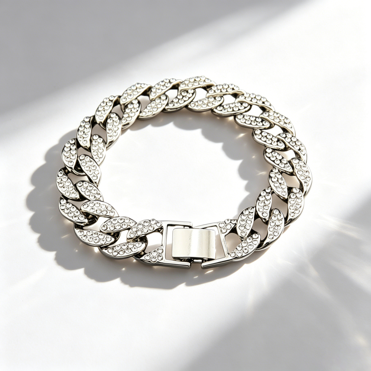Couple's full diamond bracelet