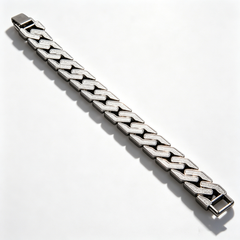 Couple's full diamond bracelet